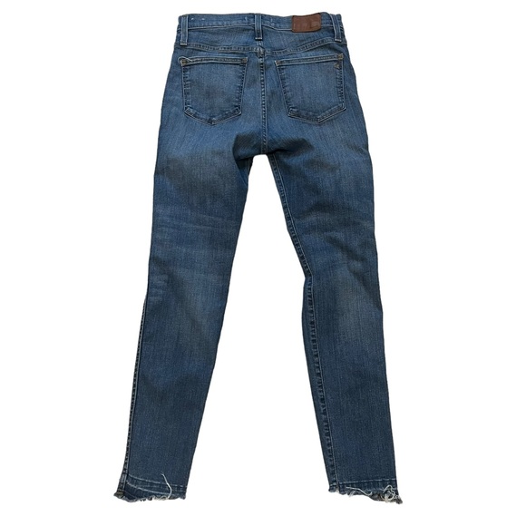 Madewell 10" High-Rise Skinny Jeans: Drop Step-Hem Edition, Sz 28 - Picture 5 of 15